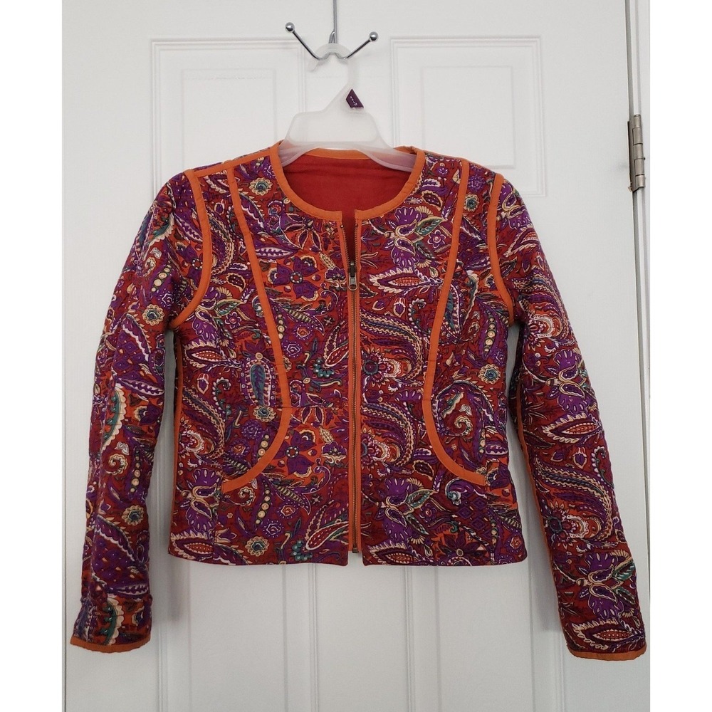 Womans Reversible Short Quilted Jacket Size Small